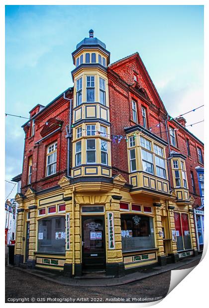 Victorian Building Print by GJS Photography Artist