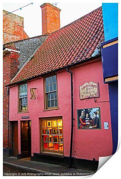 Bookworms Book Shop Print by GJS Photography Artist