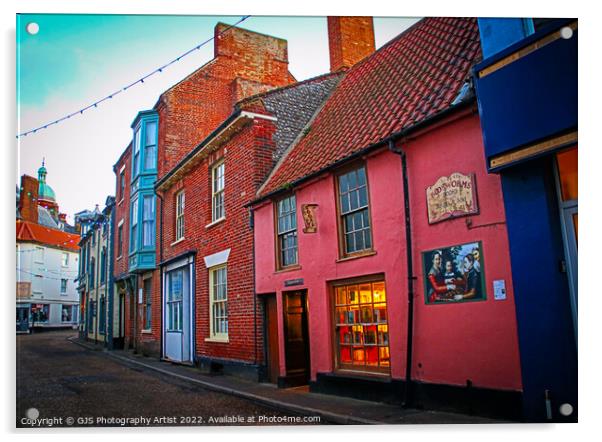 Back Lane of Cromer Acrylic by GJS Photography Artist