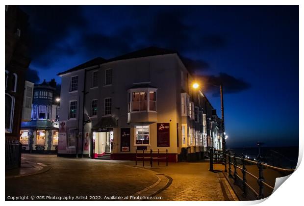Cromer at Night Print by GJS Photography Artist