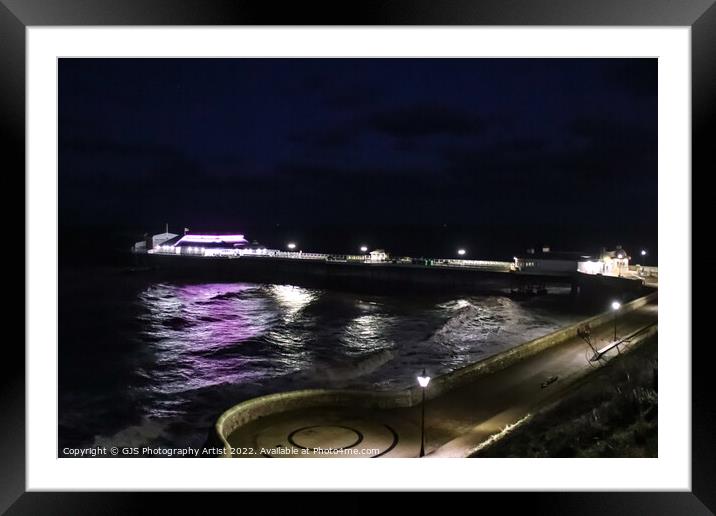 Cromer Pier Light Up Framed Mounted Print by GJS Photography Artist