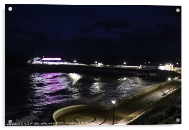 Cromer Pier Light Up Acrylic by GJS Photography Artist
