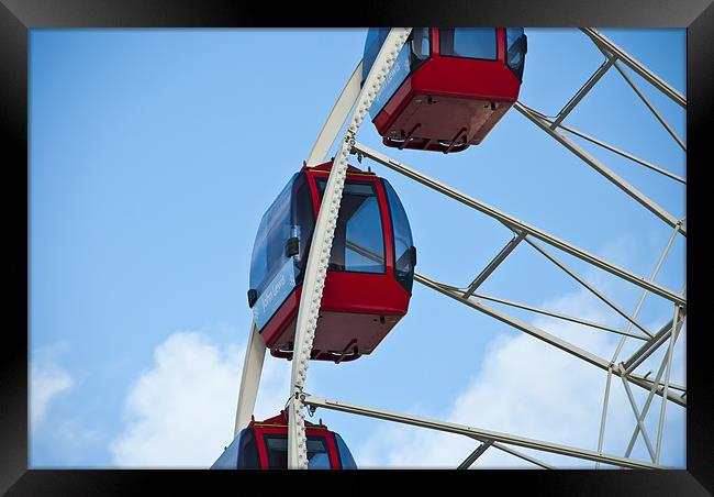 Ferris Wheel Framed Print by Steve Purnell