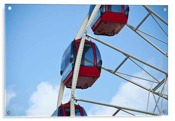 Ferris Wheel Acrylic by Steve Purnell