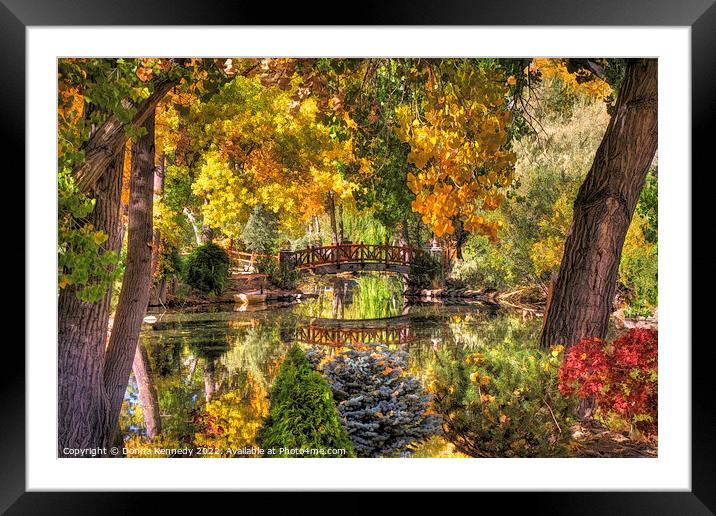 Ode to Autumn Framed Mounted Print by Donna Kennedy