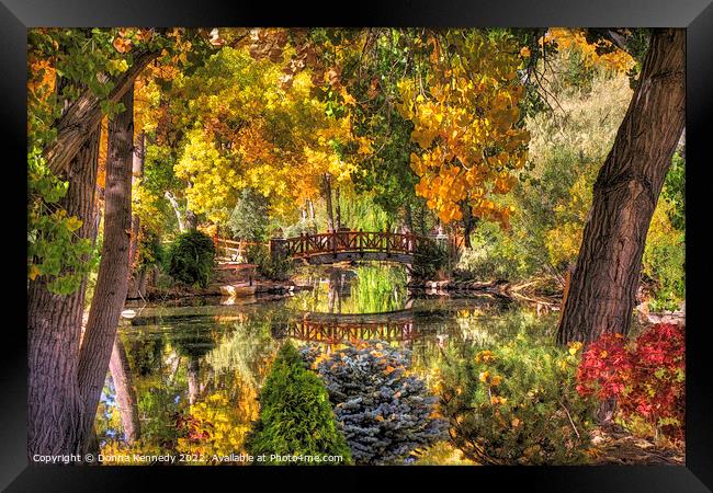Ode to Autumn Framed Print by Donna Kennedy