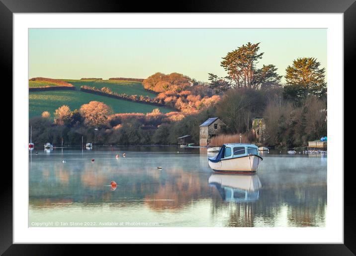 Early morning mist  Framed Mounted Print by Ian Stone