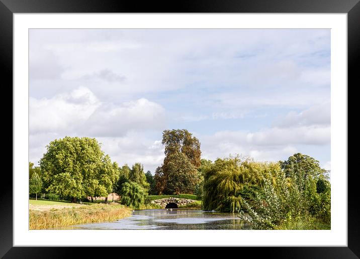 Lake at Cusworth Hall Doncaster Yorkshire  Framed Mounted Print by Phil Crean