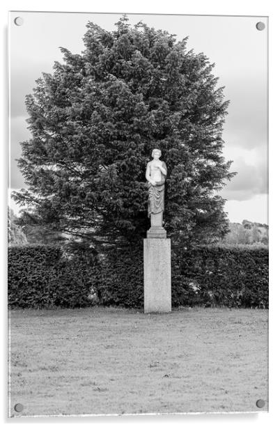 Classical garden statue Acrylic by Phil Crean