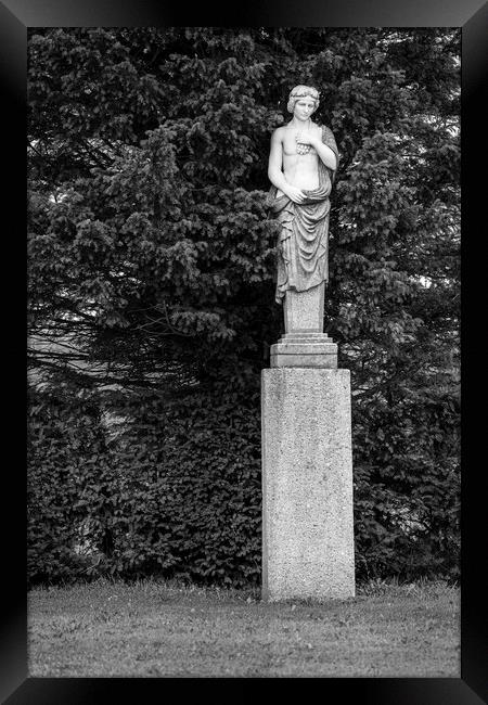 Classical garden statue Framed Print by Phil Crean