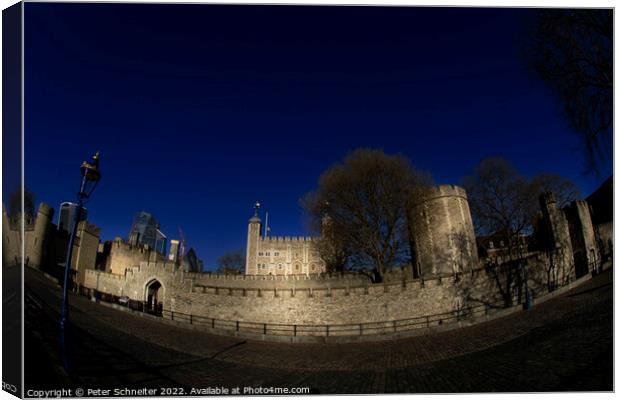 Tower of London, UK Canvas Print by Peter Schneiter