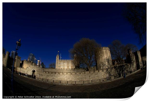 Tower of London, UK Print by Peter Schneiter