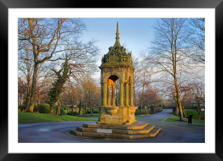 Jubilee Fountain, Huddersfield Framed Mounted Print by Darren Galpin