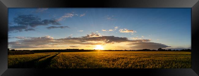 Final light of day Framed Print by David McGeachie