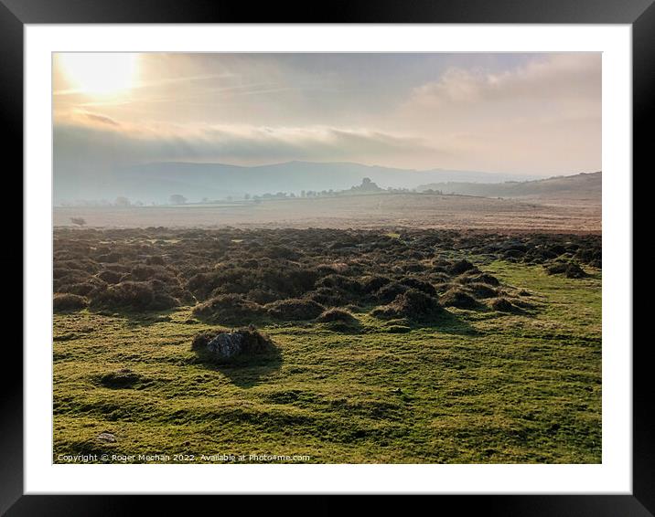 The Serene Majesty of Dartmoor Framed Mounted Print by Roger Mechan