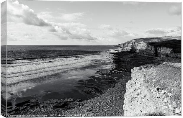 Dunraven Bay on the Glamorgan Heritage Coast, South Wales Canvas Print by Gordon Maclaren