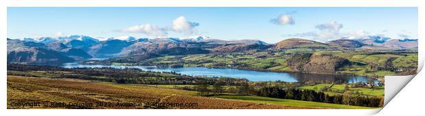 Ullswater Panorama (Lake District) Print by Keith Douglas