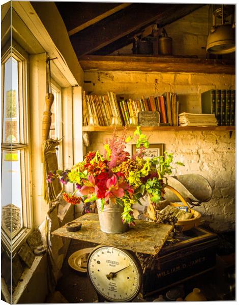 The Potting Shed Canvas Print by Gerry Walden LRPS