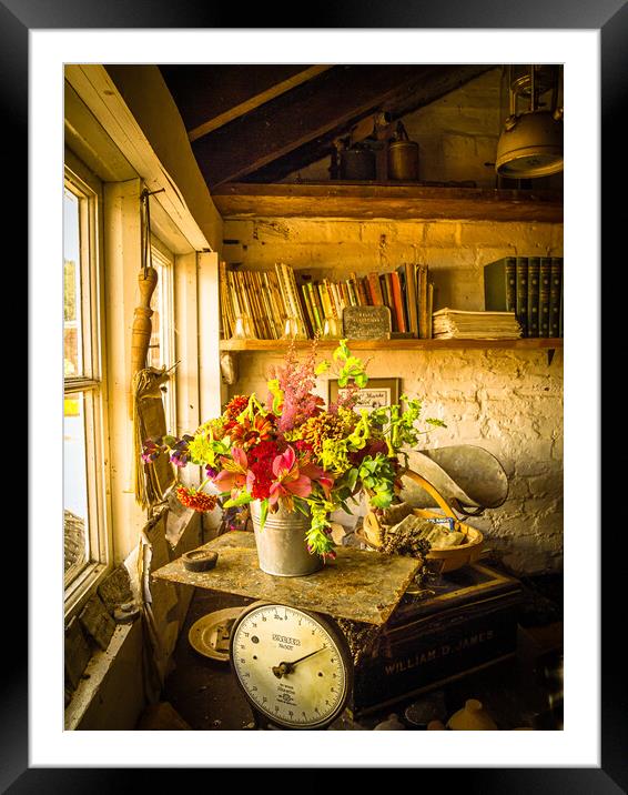 The Potting Shed Framed Mounted Print by Gerry Walden LRPS