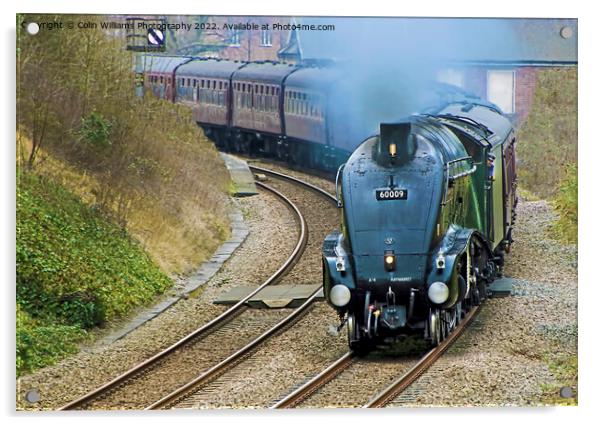 A4 Pacific 60009 Union Of South Africa 2 Acrylic by Colin Williams Photography