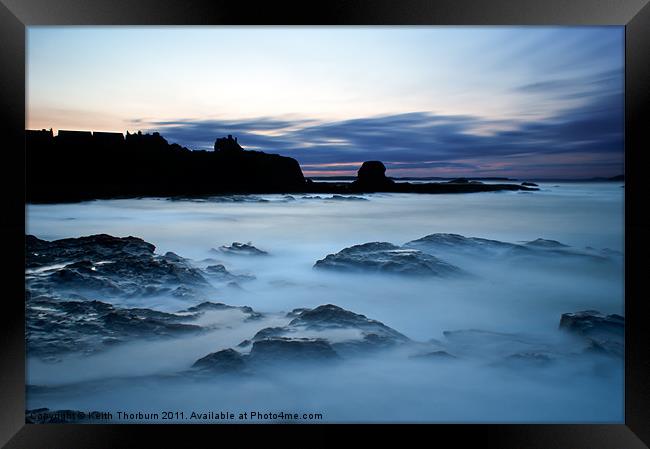 Dunbar Silhouette Framed Print by Keith Thorburn EFIAP/b