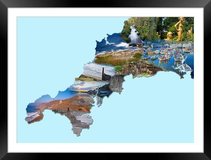 Kernow Framed Mounted Print by Paul Cooper