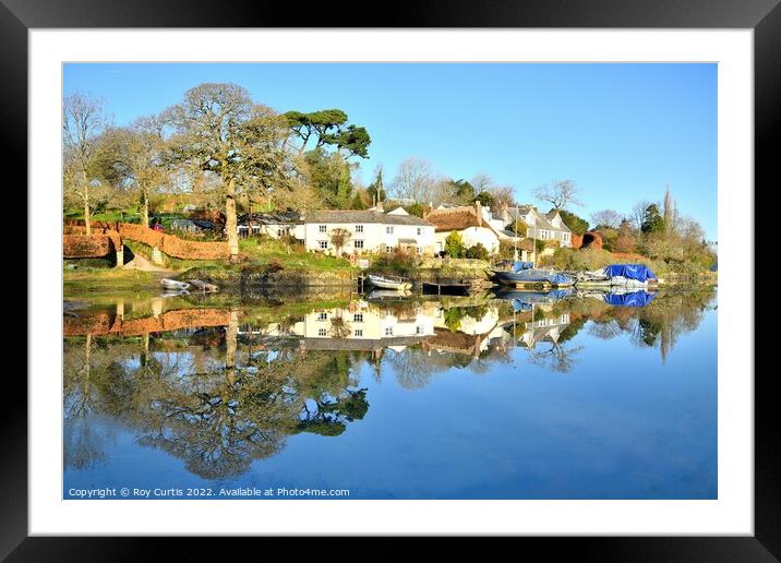 St. Clement Reflection. Framed Mounted Print by Roy Curtis