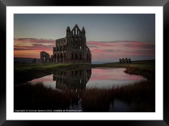 Whitby Framed Mounted Print by Duncan Spence
