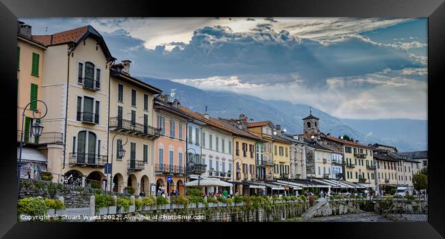 Cannobio, Lake Maggiore, Italy Framed Print by Stuart Wyatt