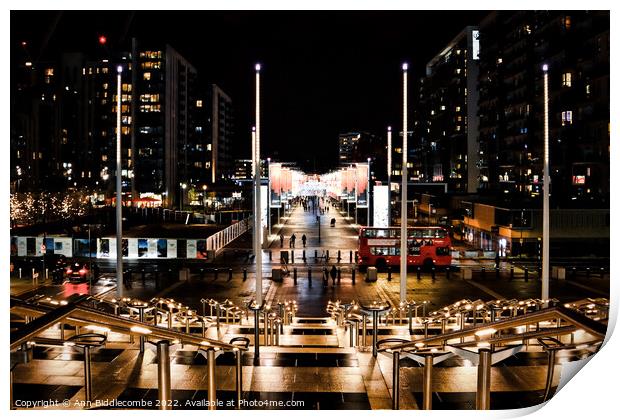 The view from Wembley Stadium  Print by Ann Biddlecombe