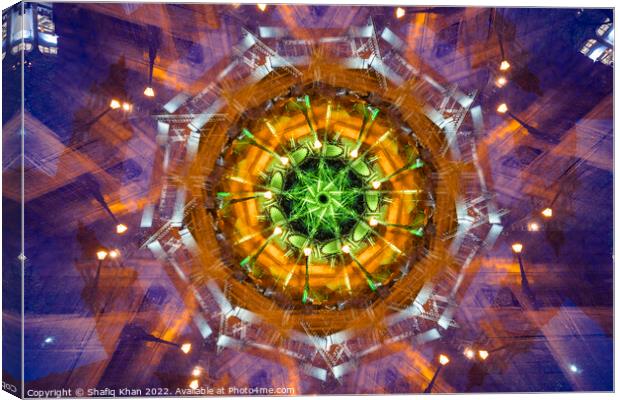 Harris Museum, Art Gallery & Library (Kaleidoscope, Abstract) Canvas Print by Shafiq Khan