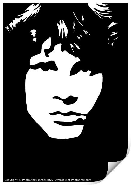 Jim Morrison  Print by PhotoStock Israel