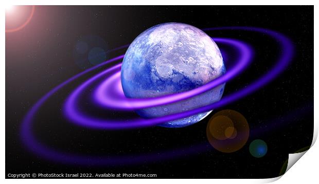 Alien planet in deep space  Print by PhotoStock Israel