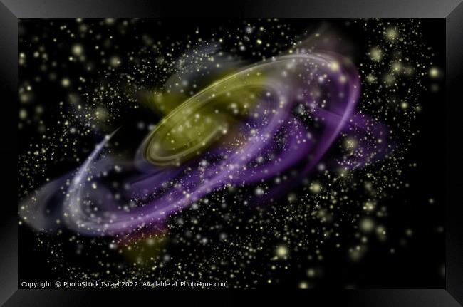 fantasy image of deep space  Framed Print by PhotoStock Israel