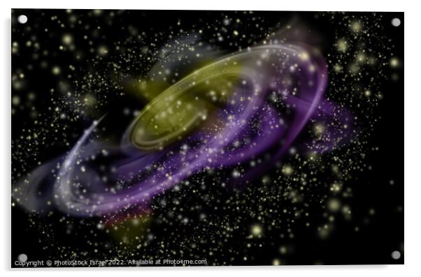 fantasy image of deep space  Acrylic by PhotoStock Israel