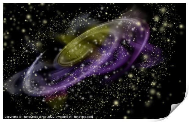 fantasy image of deep space  Print by PhotoStock Israel