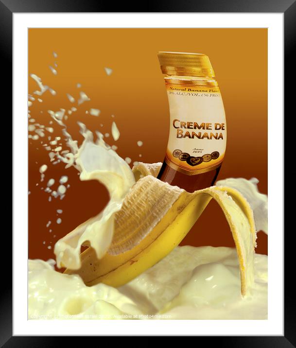 Banana Cream Liquor Framed Mounted Print by PhotoStock Israel