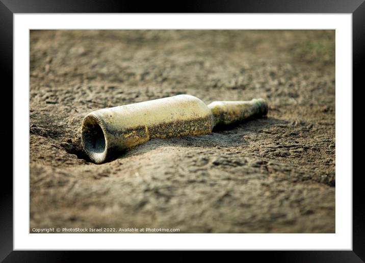 message in a bottle  Framed Mounted Print by PhotoStock Israel