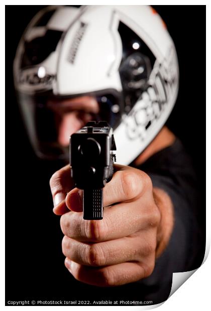 gun point Print by PhotoStock Israel