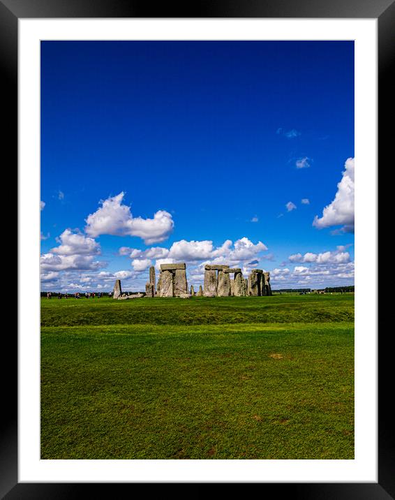 Stonehenge Framed Mounted Print by Gerry Walden LRPS