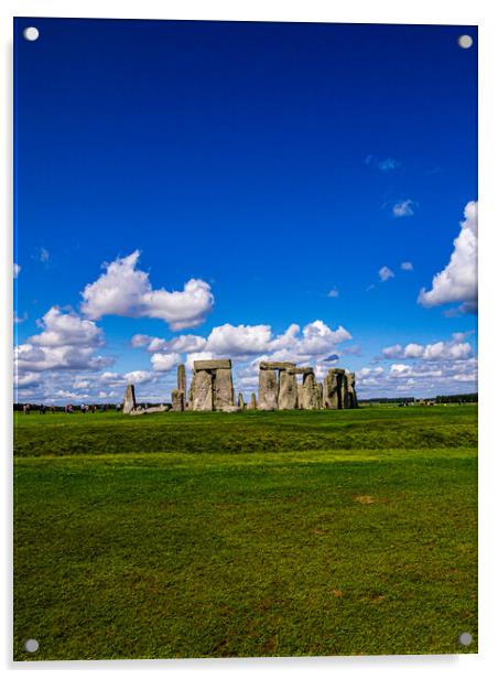 Stonehenge Acrylic by Gerry Walden LRPS