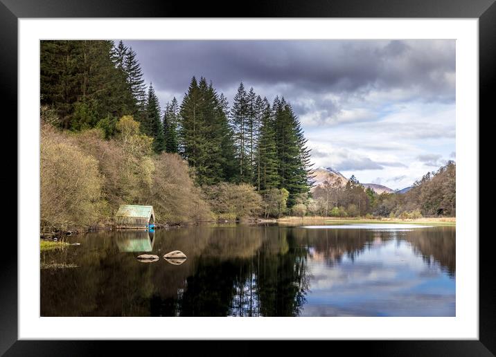Loch ard  Framed Mounted Print by chris smith