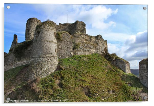 Castle ruins, Arques-la-Bataille, France Acrylic by Imladris 