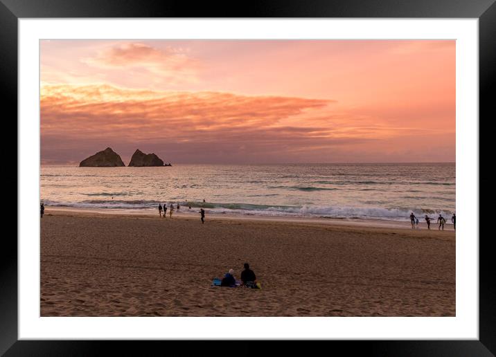  Holywell bay Framed Mounted Print by chris smith