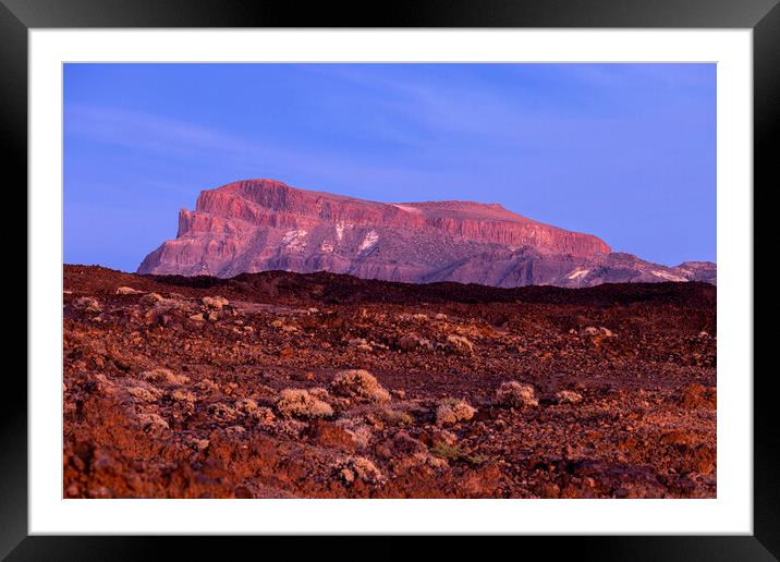 Guajara mountain, Tenerife Framed Mounted Print by Phil Crean