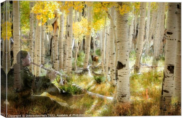 Forest Spirit Canvas Print by Donna Kennedy