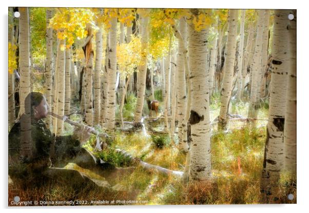Forest Spirit Acrylic by Donna Kennedy