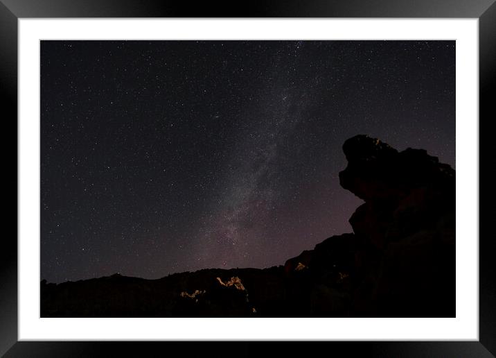Night sky Tenerife Framed Mounted Print by Phil Crean