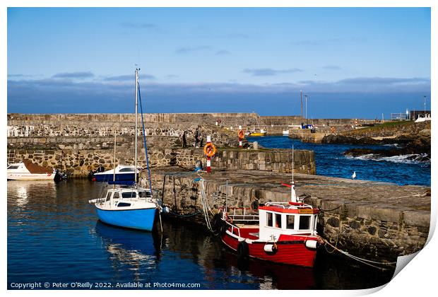 Portsoy Harbour, Aberdeenshire Print by Peter O'Reilly