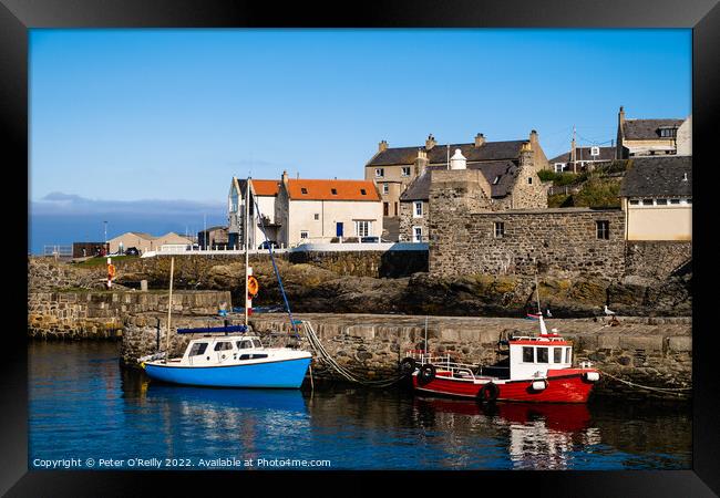 Portsoy Harbour, Aberdeenshire Framed Print by Peter O'Reilly